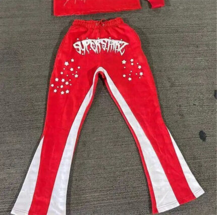 Superstarz Drawstring jogging sweatpant - Red