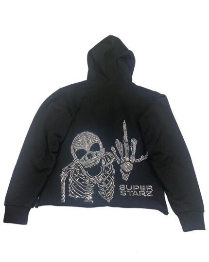 Superstarz I hate You hoodie - Black