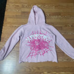 Superstarz Spider Cropped Hoodie - Pink